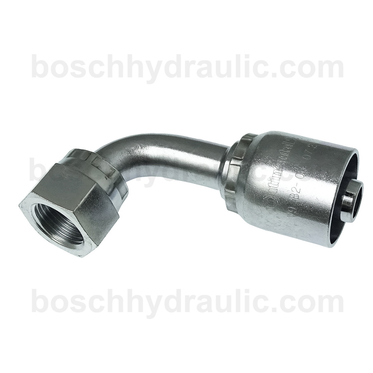 B2 SERIES: Hose -08 X JIC F -08; 90° Short Elbow