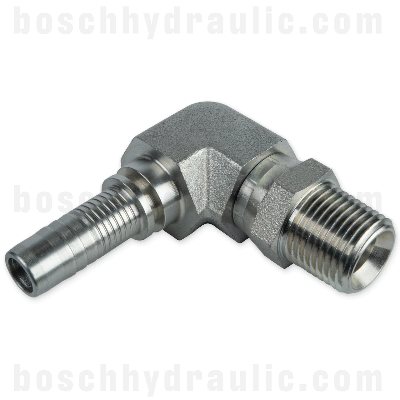 -04 NPT MALE SWIVEL X -04 HOSE X SERIES BLOCK ELBOW 90°