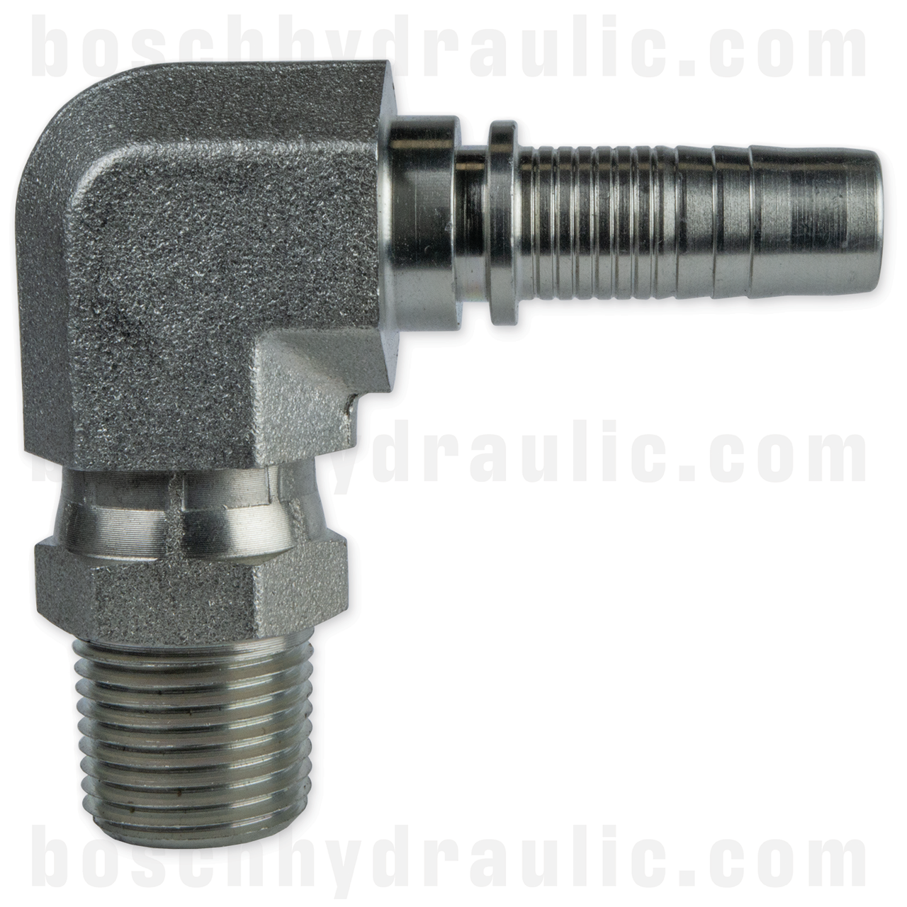 -04 NPT MALE SWIVEL X -06 HOSE X SERIES BLOCK ELBOW 90°