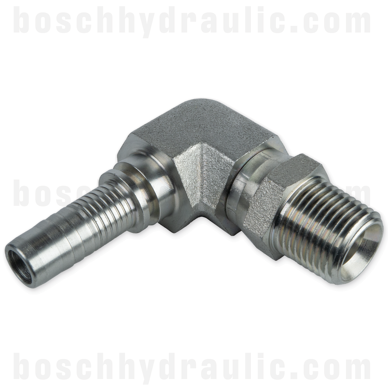 -08 NPT MALE SWIVEL X -08 HOSE X SERIES BLOCK ELBOW 90°