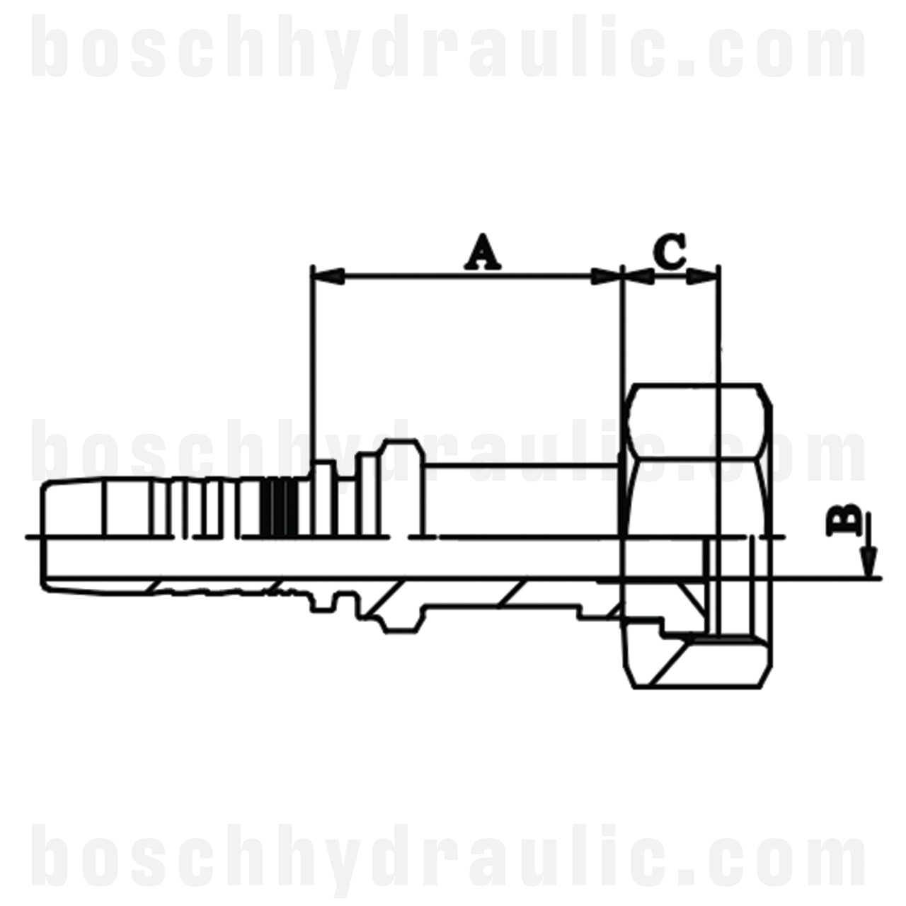 -06 ORFS FEMALE X -04 HOSE X SERIES