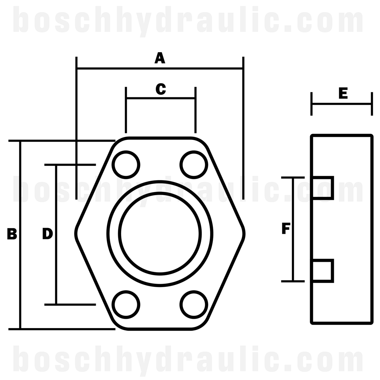 -20 CODE 62 FLANGE CAP