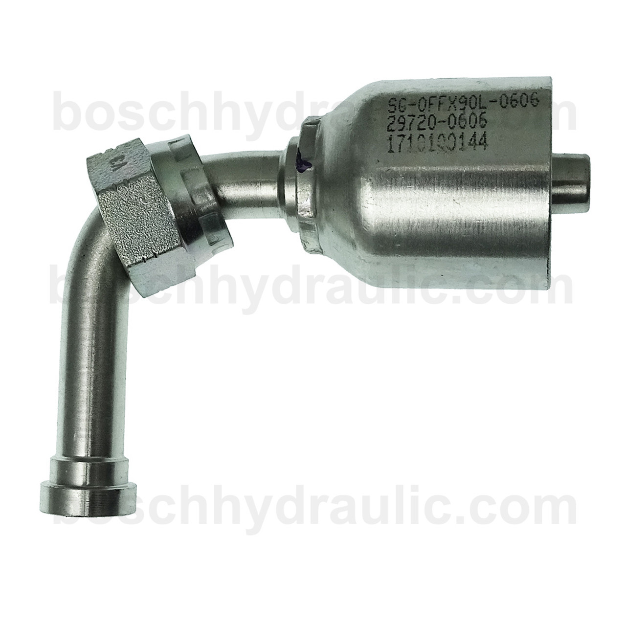 SG SERIES: Hose -08 X ORFS F -08; 90° Long Elbow