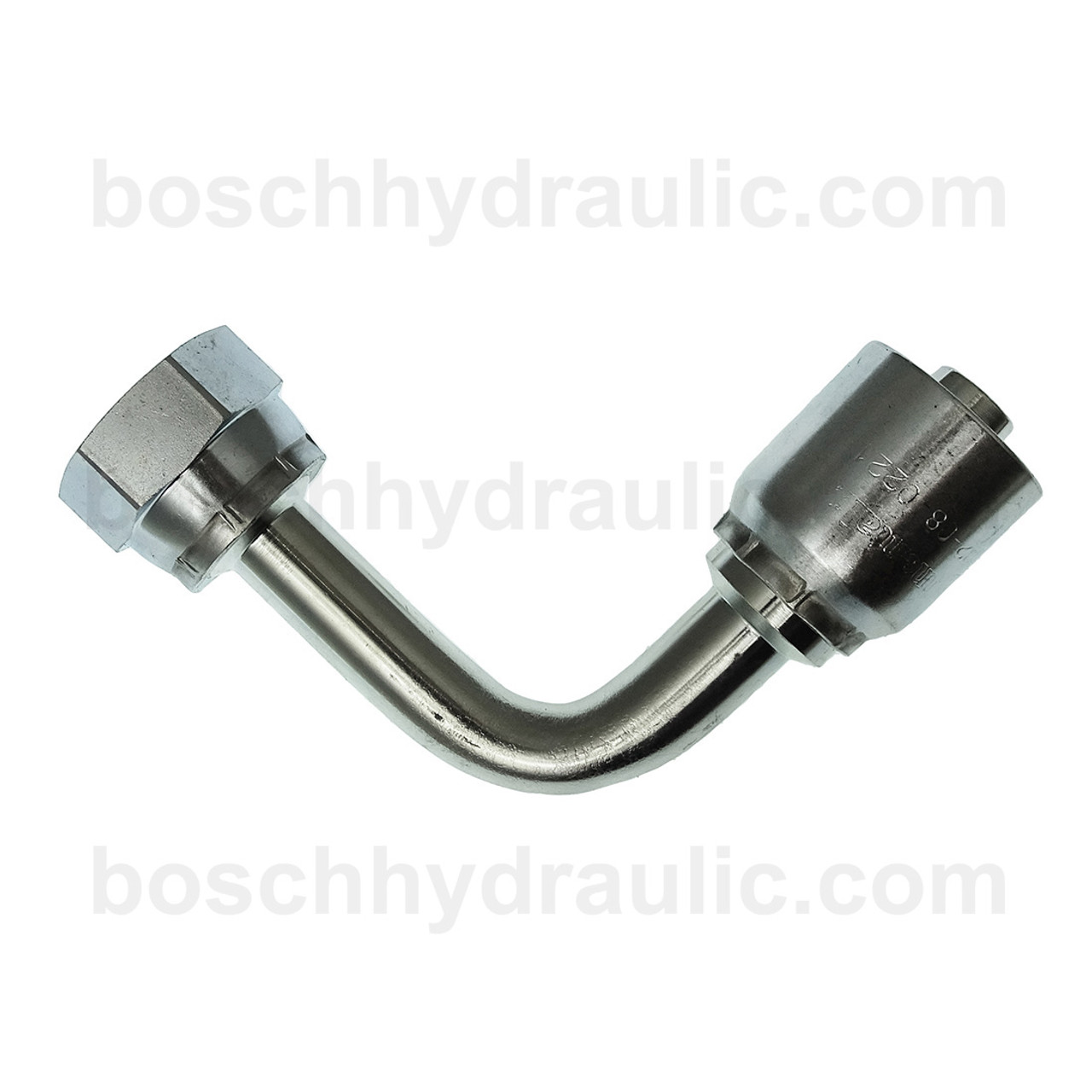B2 SERIES: Hose -08 X ORFS F -10; 90° Long Elbow