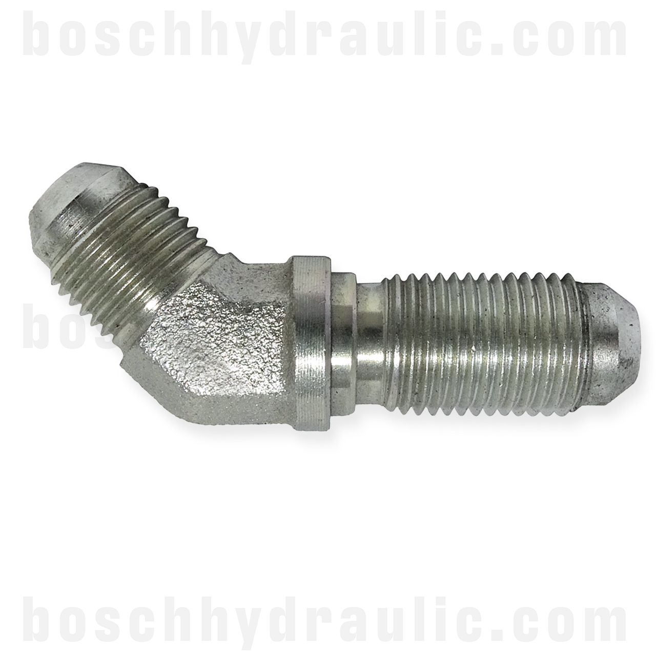 -08 JIC BULKHEAD MALE X -08 JIC MALE 45° NO LOCKNUT