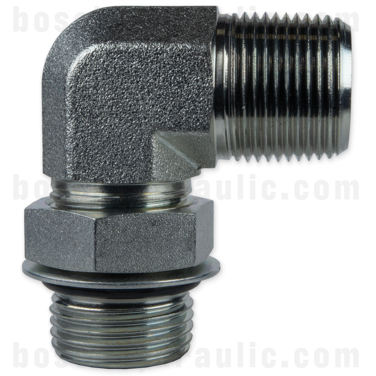 -04 ORB ADJUSTABLE MALE X -04 NPT MALE 90°