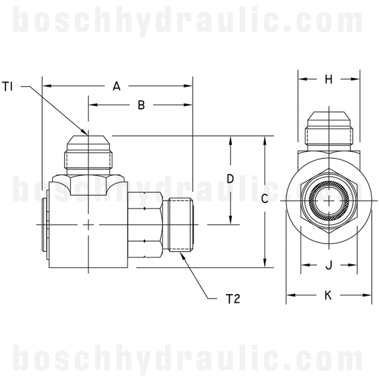 -04 NPT LIVE SWIVEL MALE X -06 JIC MALE 90°