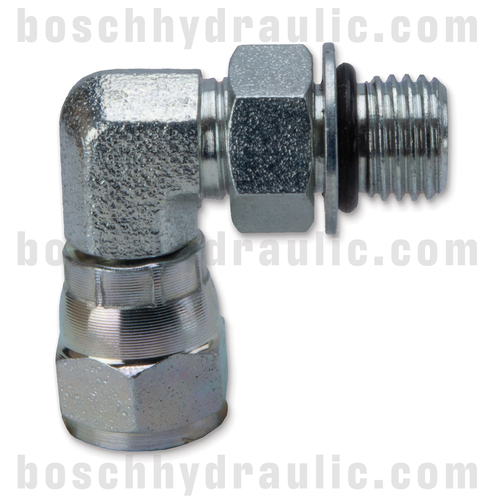 ORB ADJ M -04 X JIC F -04; 90° ELBOW