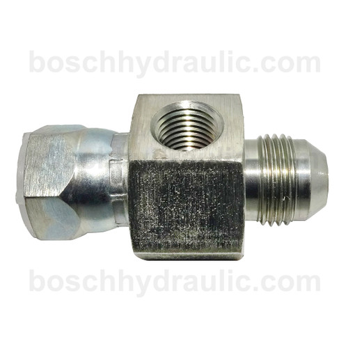 JIC M x F -12 X NPT F -04, RUN TEE
