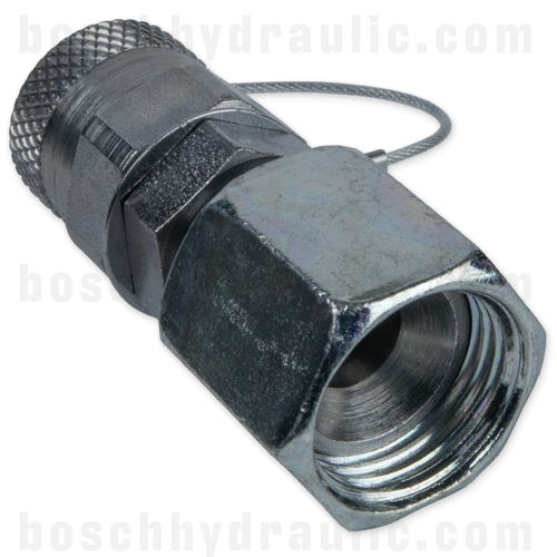 -08 JIC FEMALE X M16 X 2.0 MALE PRESSURE TEST POINT