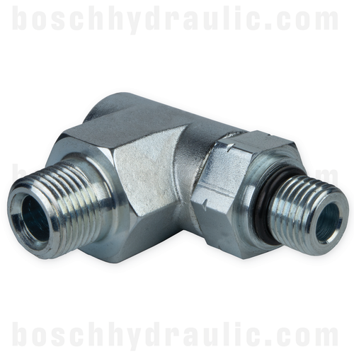 -06 ORB LIVE SWIVEL MALE X -06 NPT MALE 90°
