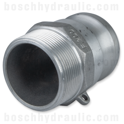 TYPE F 2" MALE CAMLOCK X MALE NPT - ALUMINUM