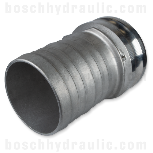 CAMLOCK TYPE E, MALE STAINLESS 316, HOSE BARB