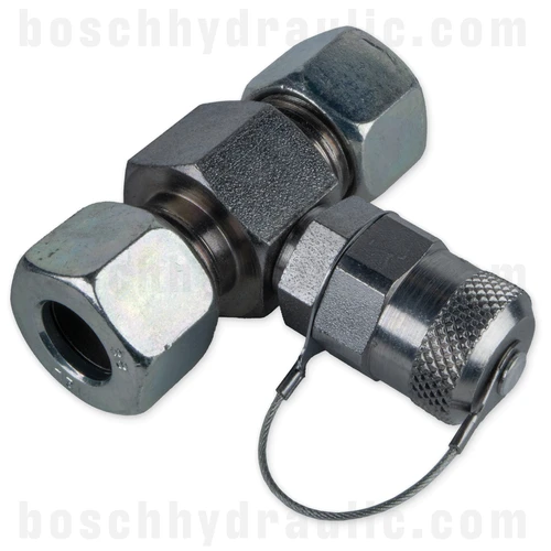 08L DIN MALE X M16X2.0 MALE PRESSURE TEST POINT BRANCH TEE