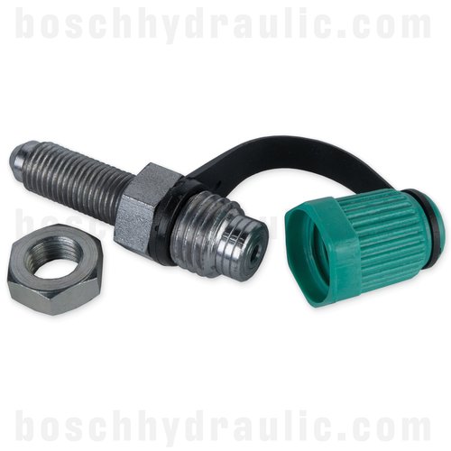 -04 JIC BULKHEAD MALE X M16 X 2.0 PRESSURE TEST POINT