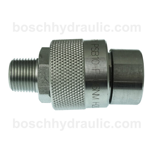 Jack Coupler -06 X NPTF -06 Male; Ball Valve