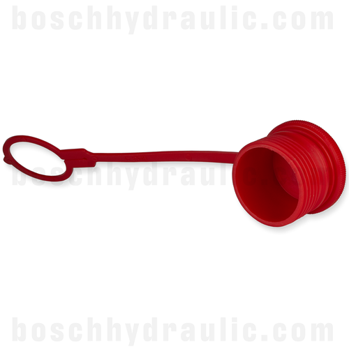 RK DUST PLUG GROUP 4 M48 X 3.0 RED