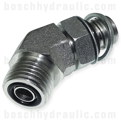 -04 BSPP O-RING ADJUSTABLE MALE X -06 ORFS MALE 45°
