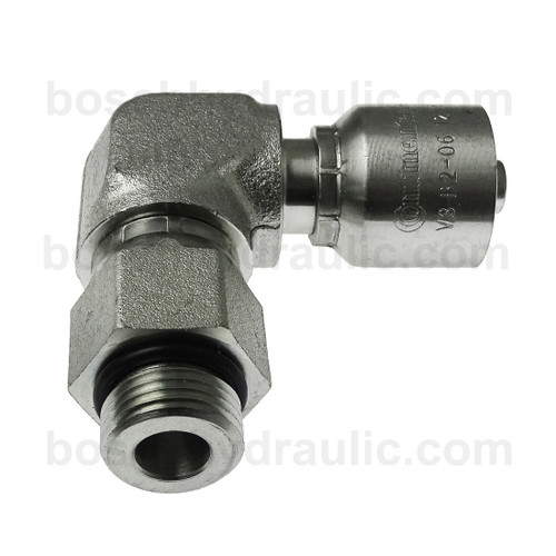 B2 SERIES: Hose -10 X ORB M SWIV -12; 90° Block ELbow