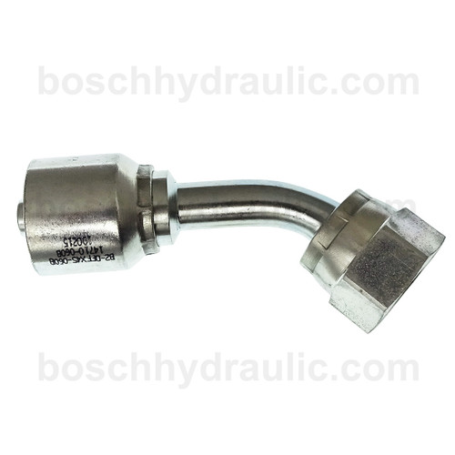 B2 SERIES: Hose -06 X ORFS F -08; 45° Elbow