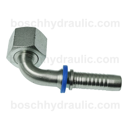 X SERIES: Hose -08 X ORFS F -10; 90° Elbow