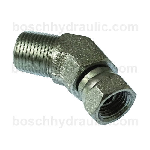 NPT M -06 X NPSM F -04; 45° Elbow