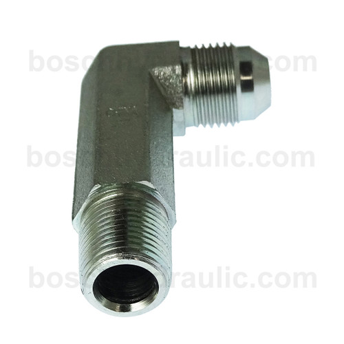 NPT M -06 X JIC M -08; 90° X-Long Elbow