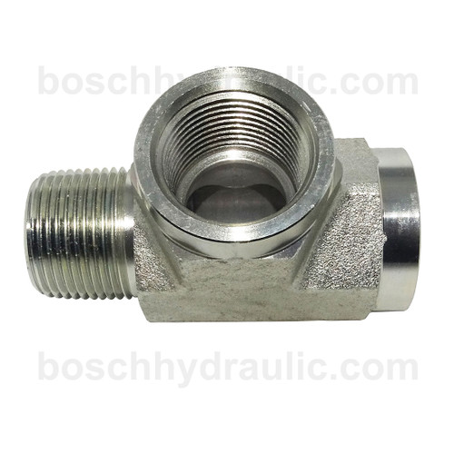 NPT M -12 X NPT F -12, RUN TEE