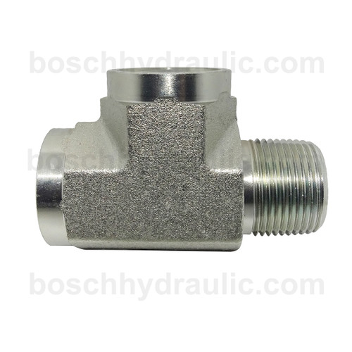 NPT M -12 X NPT F -12, RUN TEE