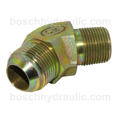 NPT M -12 X JIC M -14; 45° Elbow