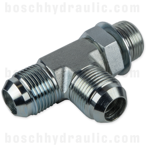-04 ORB ADJUSTABLE MALE X -04 JIC MALE RUN TEE
