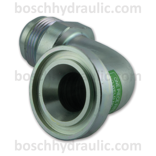 CODE 61 MALE -24 X JIC MALE -20; 90° BENT TUBE