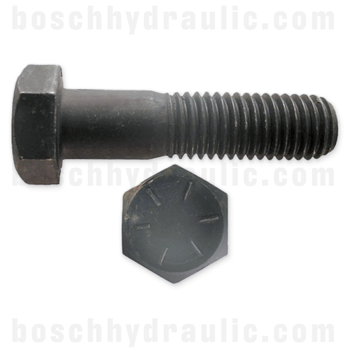 1-8 X 5-1/2" HEX HEAD CAP SCREW GRADE 8 UNC BARE METAL