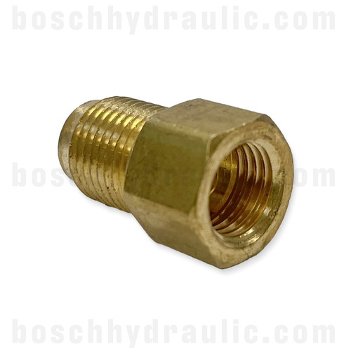 DUAL MASTER CYLINDER ADAPTER 1/4" F INVERTED FLARE 3/16" MALE INVERTED FLARE BRASS