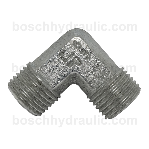 DIN Male 08S X DIN Male 08S; 90° Elbow