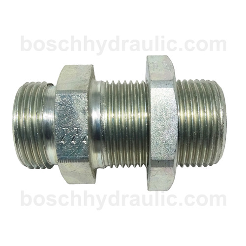 DIN Bulkhead Male 22L X DIN Male 22L With Locknut