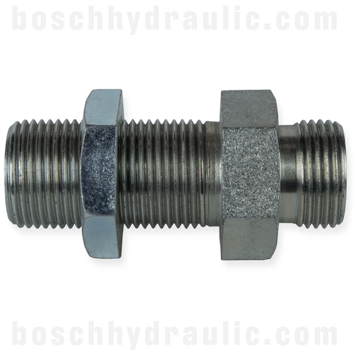 16S DIN BULKHEAD MALE X 16S DIN MALE WITH LOCKNUT
