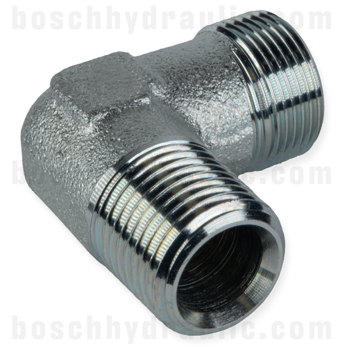 38S DIN MALE X -24 NPT MALE 90°