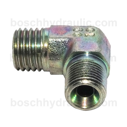 DIN M 08L X NPT M -04; 90° Elbow