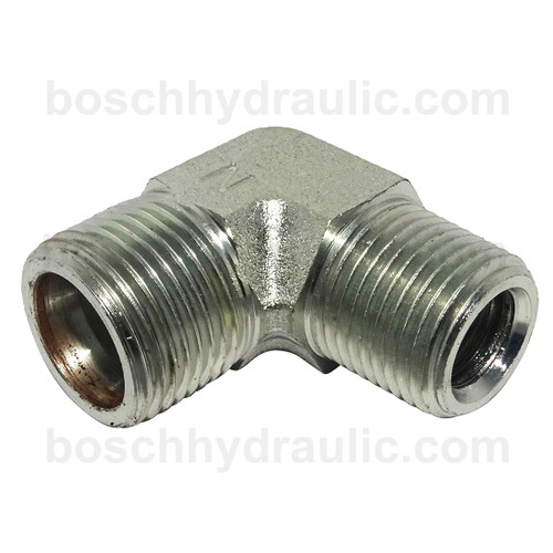 DIN M 08S X NPT M -04; 90° Elbow