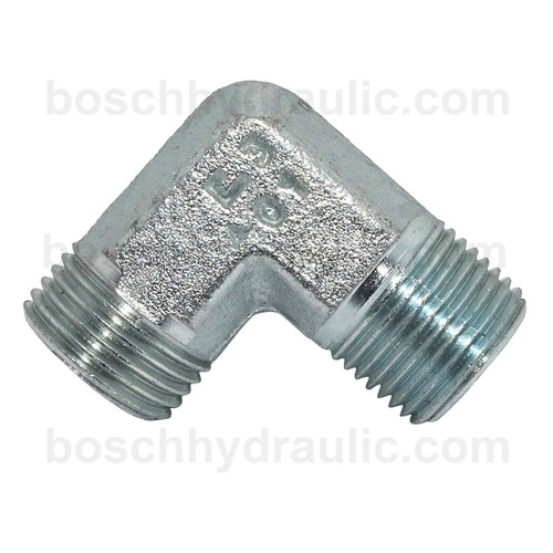 DIN M 10L X NPT M -04; 90° Elbow
