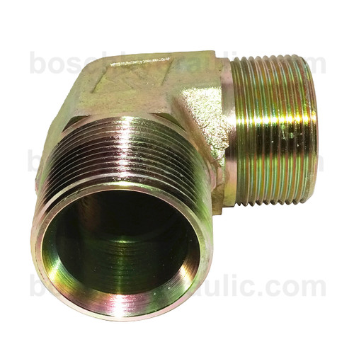 DIN M 22L X NPT M -12; 90° Elbow