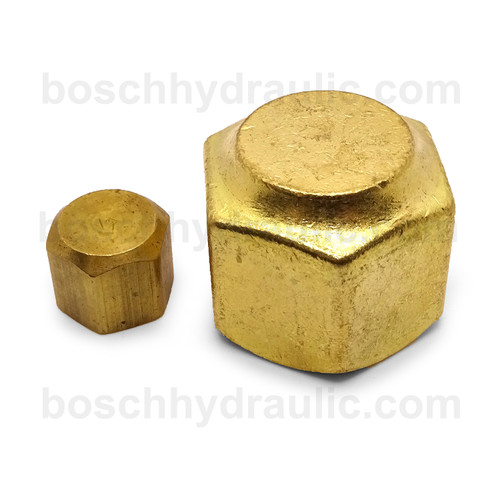BRASS SAE 45 -12 CAP
