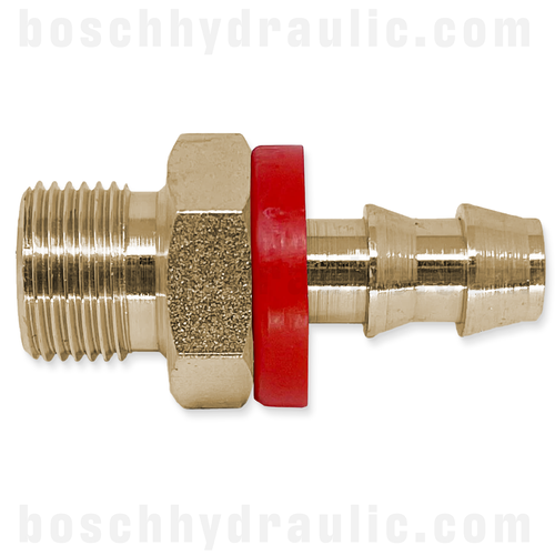 MALE BSPP PUSH ON HOSE BARB