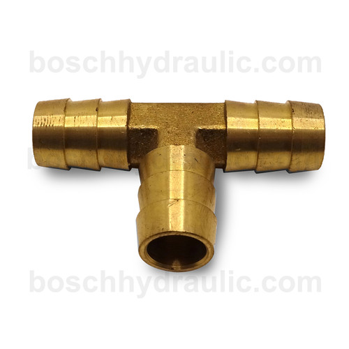 BRASS HOSE BARB TEE -05, EQUAL TEE