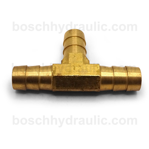 BRASS HOSE BARB TEE -06, EQUAL TEE