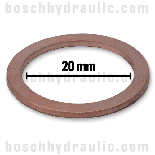 COPPER WASHER 20MM ID 26MM OD