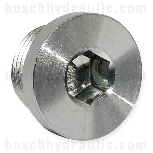 -04 BSPP MALE ELASTOMER SEAL ALLEN PLUG
