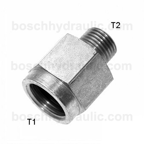 BSPP F -04 X DIN M 10L GAUGE ADAPTER