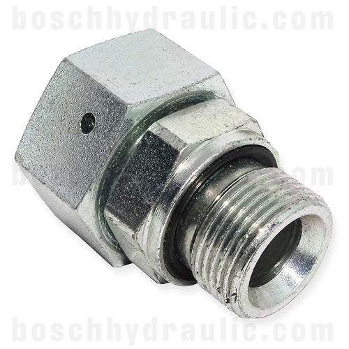 M12X1.5 DIN ELASTOMER SEAL MALE X 06S DIN FEMALE